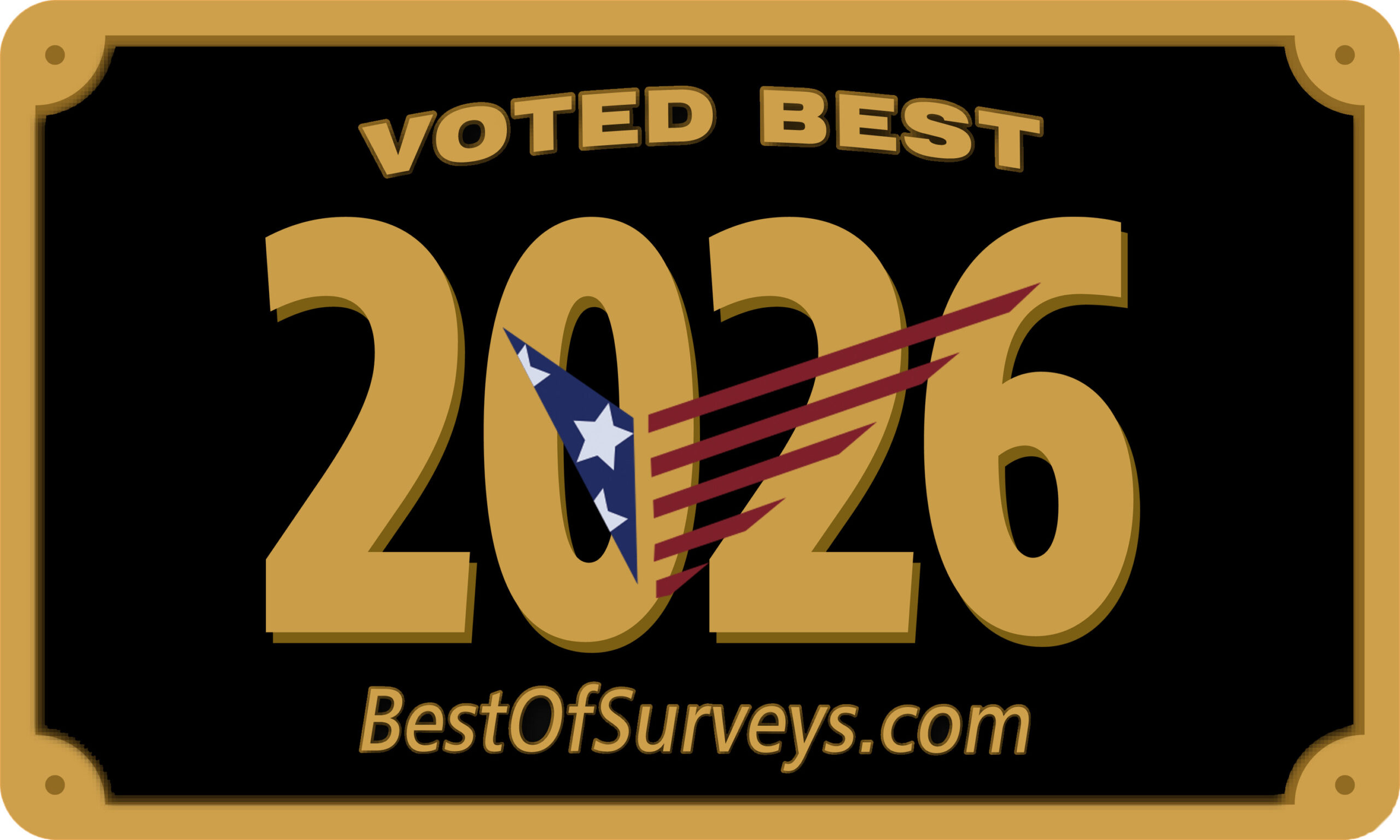 Voted Best of 2026 logo from Best Of Surveys.