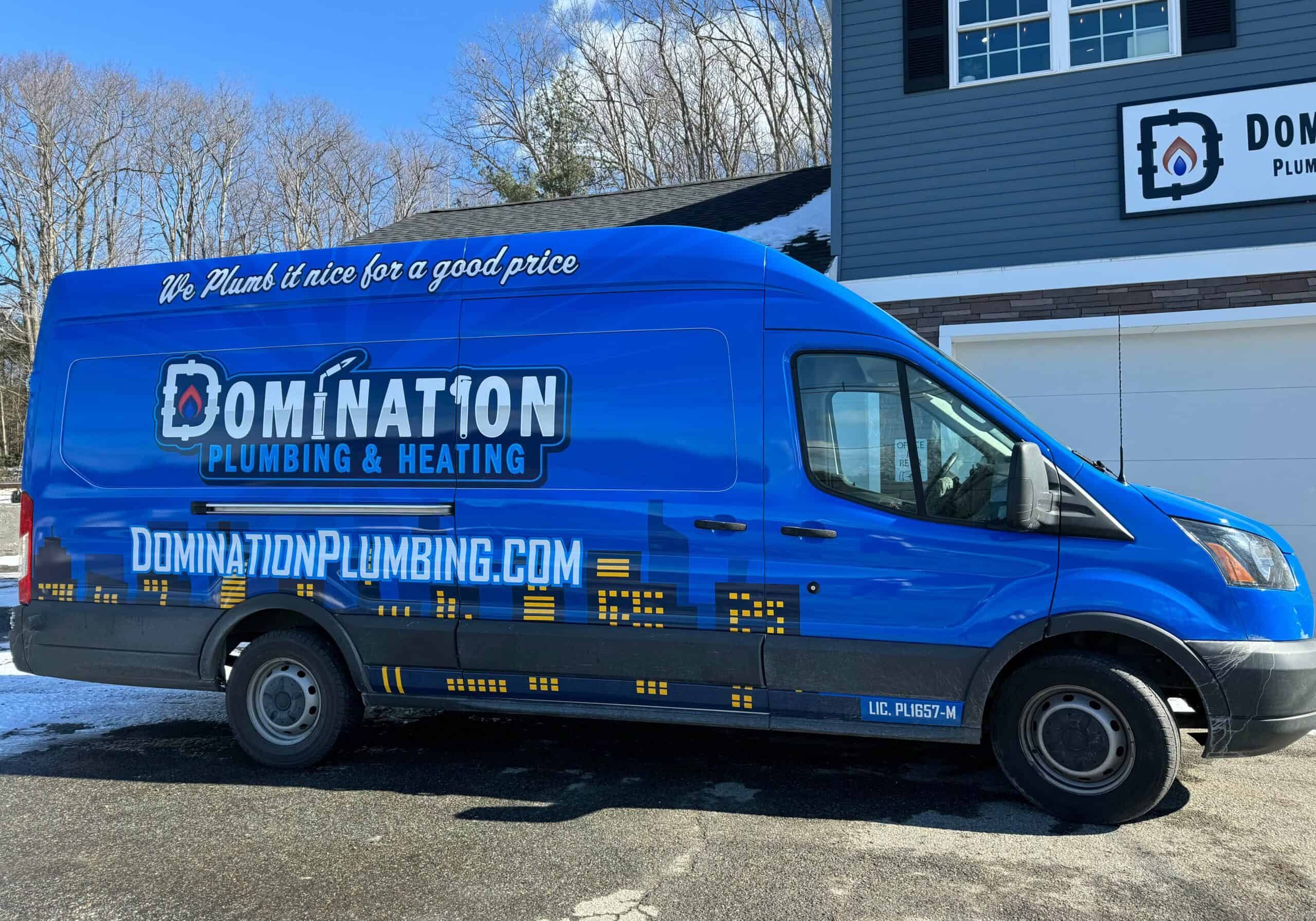 Domination Plumbing & Heating Truck