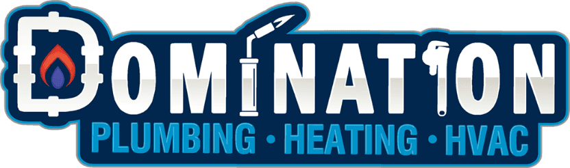 Logo for Domination Plumbing & Heating in Leominster, MA.